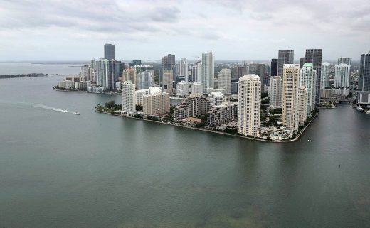 Rising of sea levels that cause floods in MiamiCourtesy- Wired